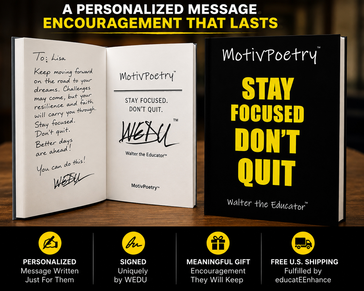 Stay Focused Don't Quit book cover